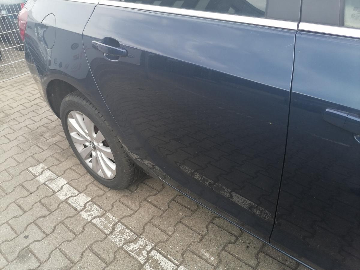 Opel Astra J Sportsturer original T&uuml;r hinten rechts Z22A Ozeanblau Kombi Rohbau Bj.2011